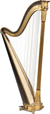 Free Png Harp Png Images Transparent - Instrumente Die Harfe (480x480)