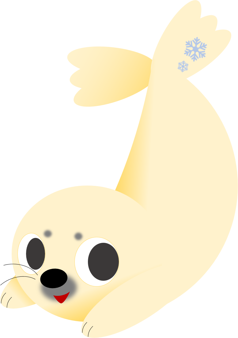 Harp Seal By Alice Of Africa - Cartoon (777x1104)