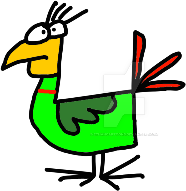 Harptoons Bird By Ethancartoons - Bird (1024x774)