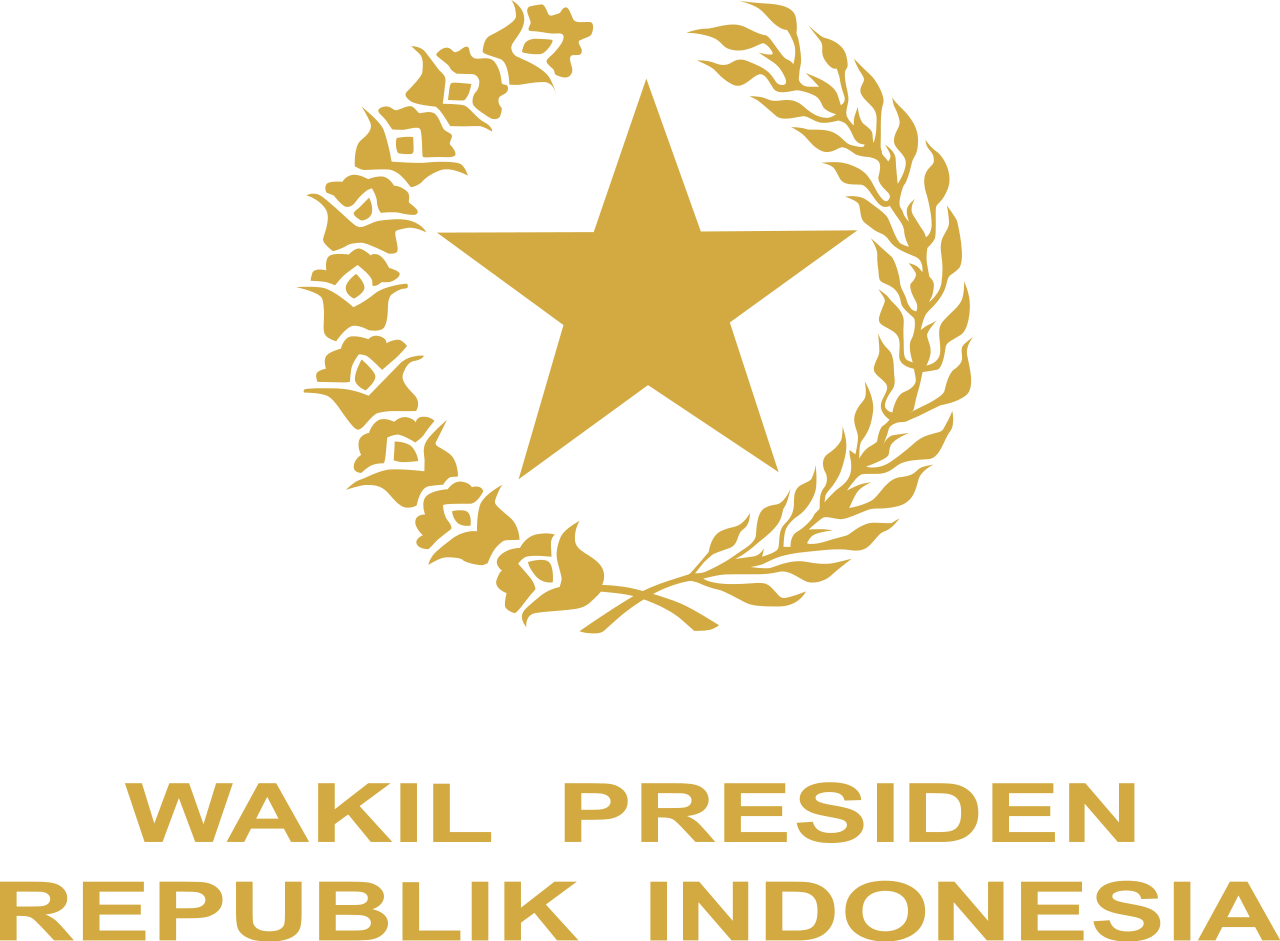 Indonesian Vice Presidential Emblem Gold - Logo Presiden Republik Indonesia (1280x941)