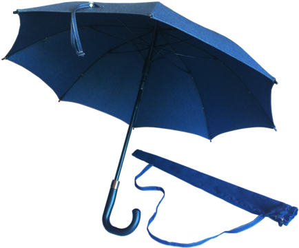 Blue Jean Umbrella™ Personal Size Featuring Sunbrella® - Sleeve (459x480)