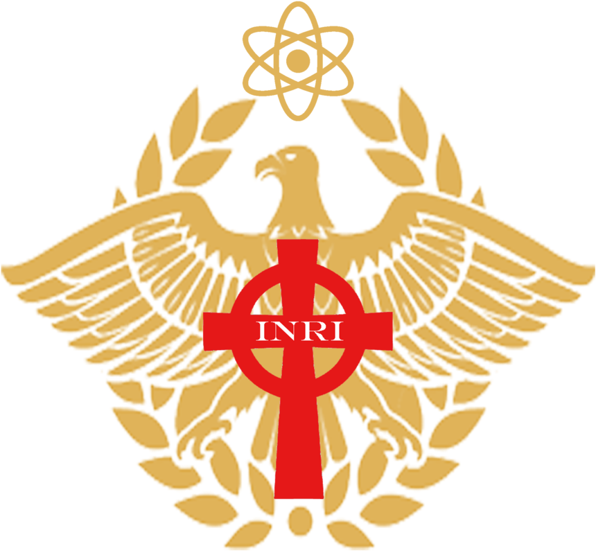 Darwinist Catholic Roman Symbol/emblem By Generalhelghast - Usa Soccer Cork Coaster (1024x1024)