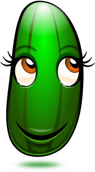 Cool Cucumber By Mondspeer - Cartoon (320x580)
