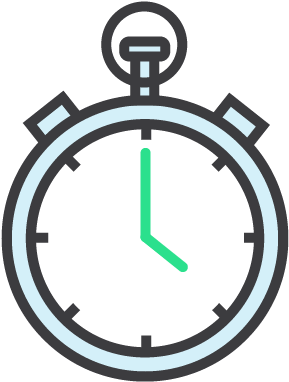 Faster Recovery - Time Management Icon (500x500)