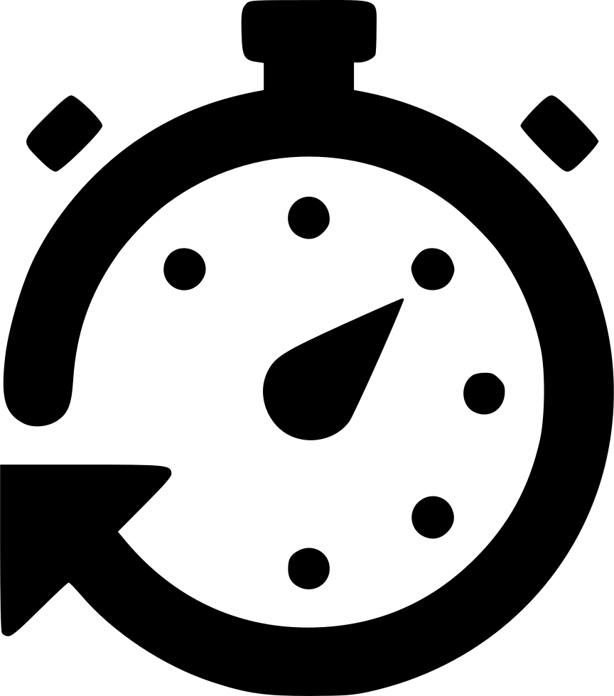 Timer Stop Watch Arrow Svg Png Icon Free Download - Arrow Watch Icon (864x980)