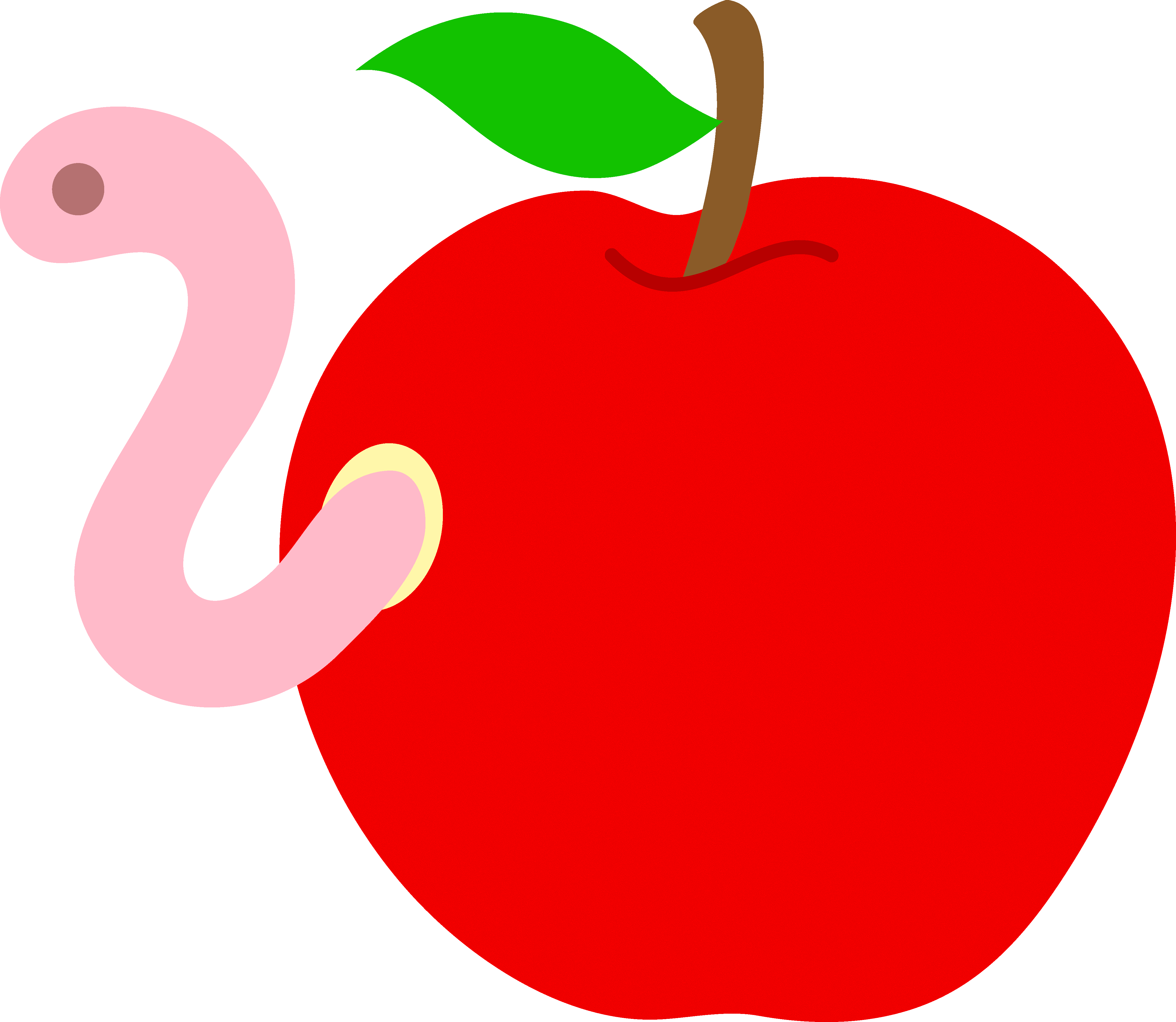 We Do Our Best To Bring You The Highest Quality Worms - Red Apple Clipart (4525x3931)