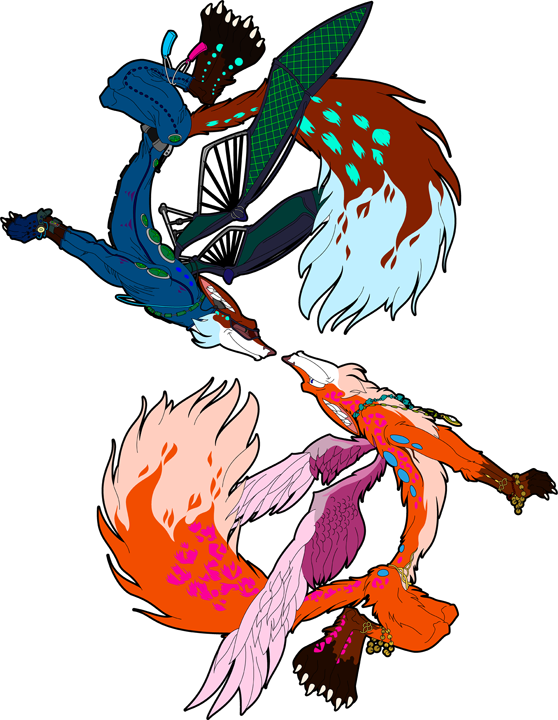 270k Zenfoxes Splatter 24 May 2011 - Illustration (558x720)