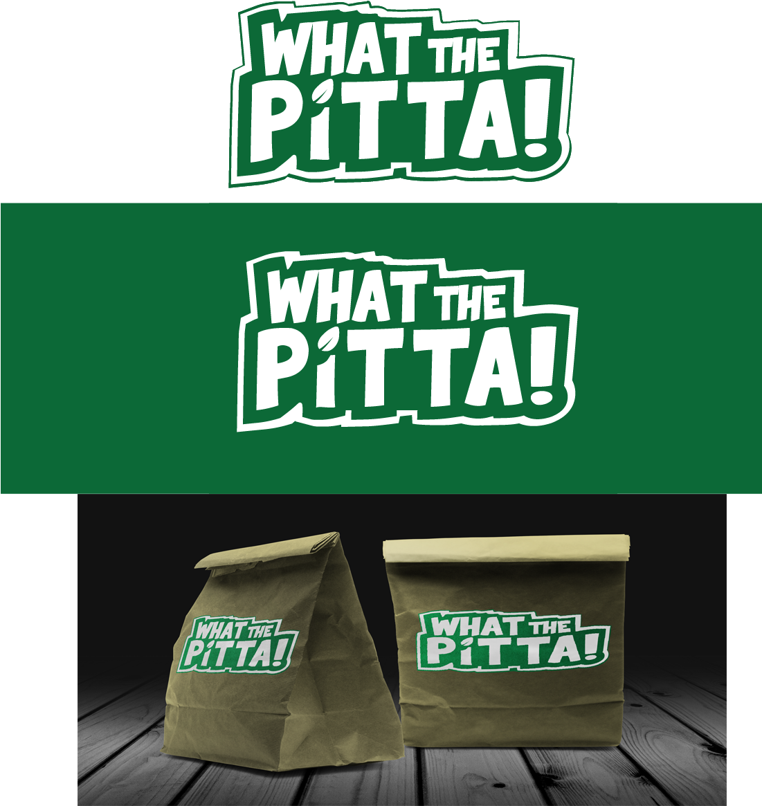 Logo Design By Ruxcel Works For What The Pitta - Human Action (1100x1200)