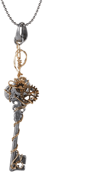 Steampunk Key Necklace - "steampunk Key Necklace" (555x555)