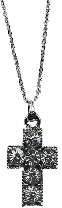 Home > Jewelry > Silver Or Gold Cross Necklace With - Cross Necklace (618x750)