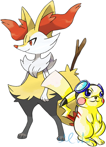 Outside Frost Cavern - Pokemon Shiny Fennekin Evolution (400x510)