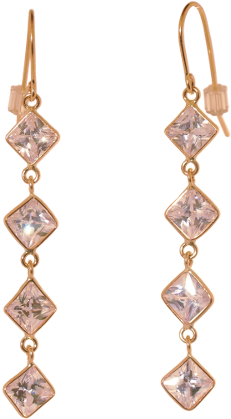 Cubic Zirconia Earrings - Crop (500x500)
