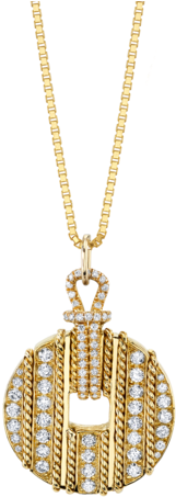 Diamond Spiral Coin Necklace - Necklace (480x480)