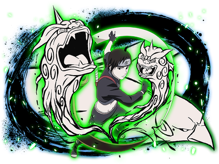 Beagle, Naruto Shuppuden, Illustration Art, Naruto - Sai Ultimate Ninja Blazing (445x350)