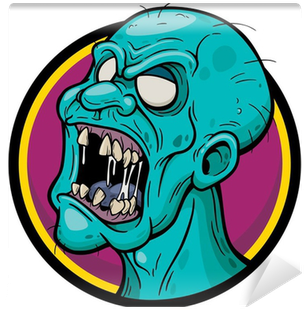 Vector Illustration Of Cartoon Zombie Wall Mural • - Zombie Illustration (400x400)