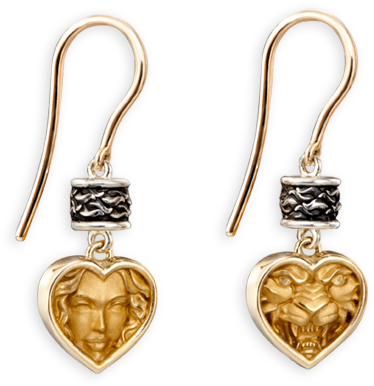 Yellow Gold 18kt And Silver - Earrings (758x566)