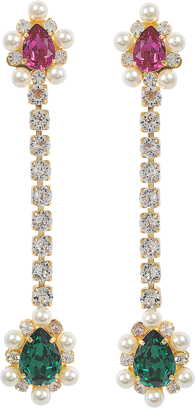 Shourouk Charlotte Earrings Metallic Woman Retailer,100% - Shourouk Boucles D'oreilles Charlotte (2000x2000)