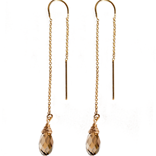 Swarovski Bronzed Shade/gf Earrings - Earrings (500x500)