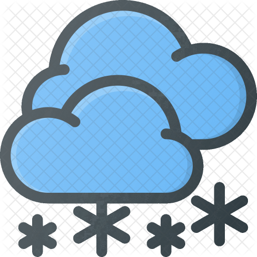 Snowing Icon - Weather Forecasting (512x512)