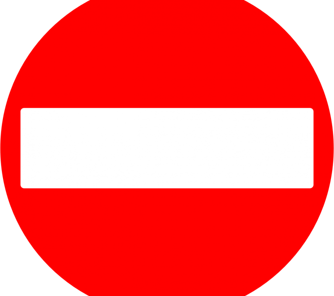 Stop Sign Template Free Stop Sign Template Printable - No Entry Sign Vector (678x600)