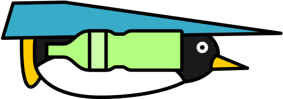 Onerocketone 0 0 Rocket Penguin By Leezh - Onerocketone 0 0 Rocket Penguin By Leezh (600x200)