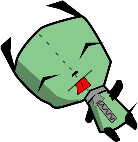 Gir In Dog Suit By Daver - Gir Dog Suit Gif (564x522)