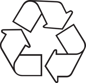 Recycle Direction Recycling Information Ty - Reduce Reuse Recycle White (353x340)