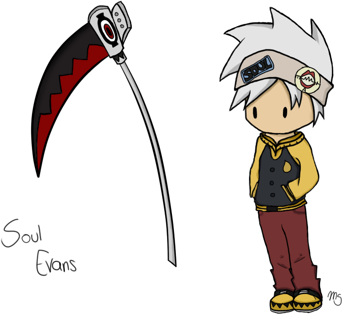 Chibi Soul Evans- Soul Eater By Tawiie - Soul Eater Soul Evans (800x680)
