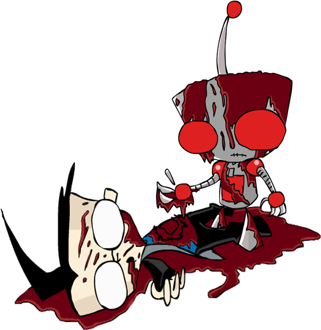 Bloody Gir By Explosion-sauce - Invader Zim Bloody Gir (800x800)