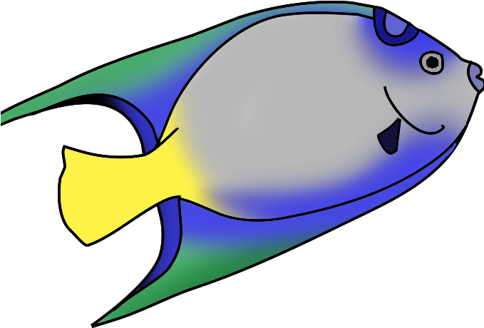 Fish Clipart - Colorful Fish Clipart Png (678x591)