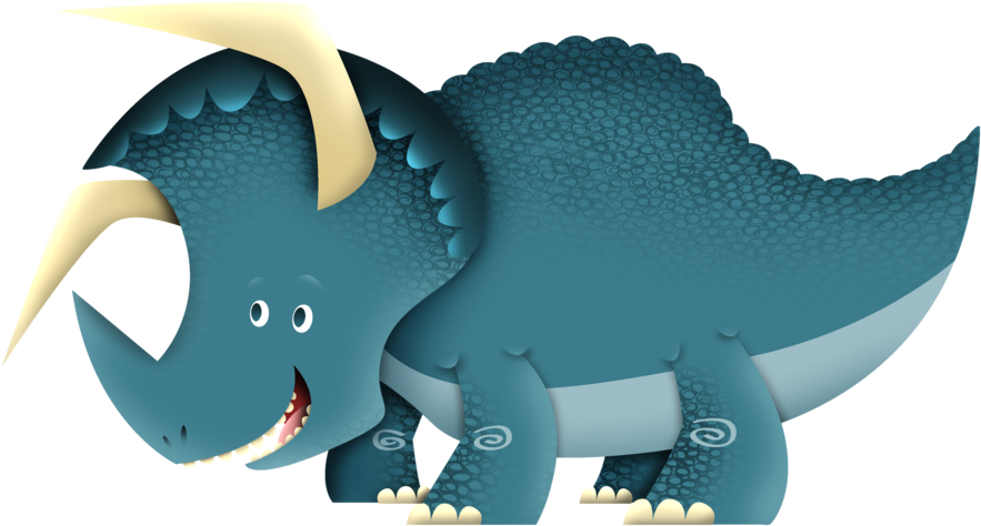 Dinosaur Doodles By See Past The Madness - Animal Figure (900x510)