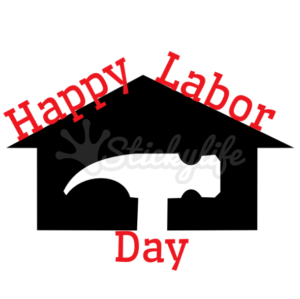 Happy Labor Day Magnet - Illustration (940x587)