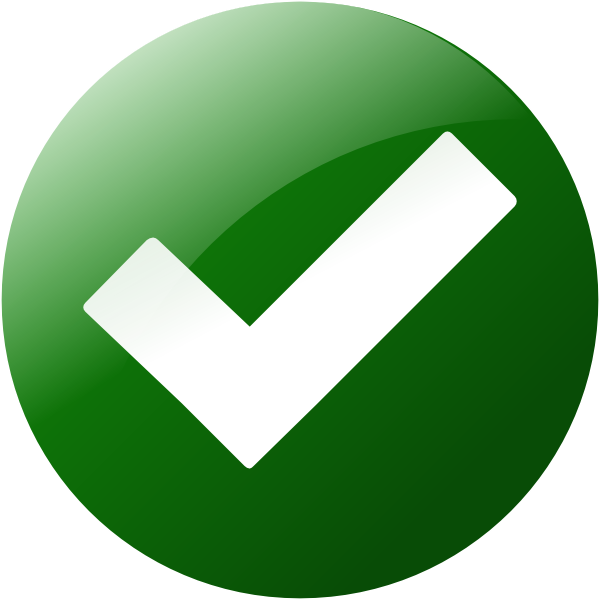 Simple Green Check Button Clip Art At Clker Com Vector - New York Times App Icon (600x600)