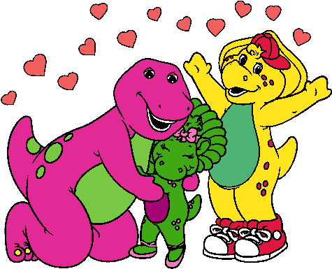 Barney And Friends Cartoon (483x397)