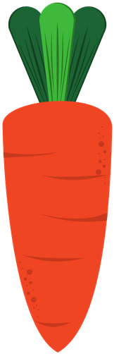 Whole Carrot Icon - Icon (403x550)