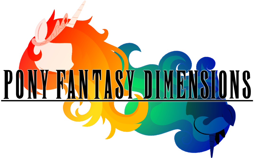 Pony Fantasy Dimensions Logo By Glim-glam - Final Fantasy (1153x692)