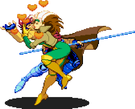 Rogue And Gambit Gif (500x500)