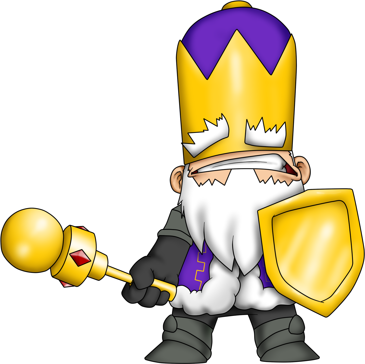Http - //orig02 - Deviantart - King By Efrejok-d5m3sje - Castle Crashers King Pack (1725x1725)