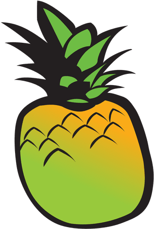 Cartoon Pineapple - Fruit Cartoon Png Pineapple (512x512)
