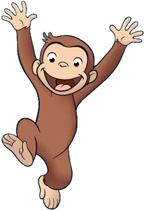 #trickytuesday With The Hartlepool Monkey Coming Soon - Curious George Clipart (299x436)