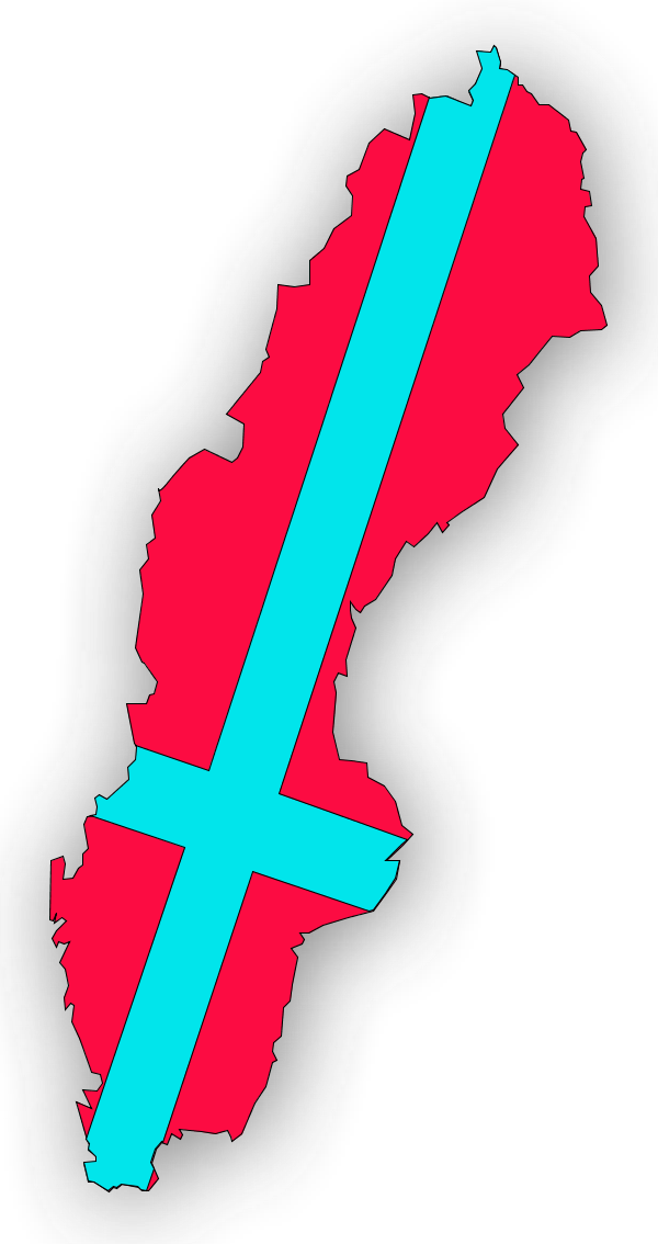 Clip Arts 43488 Images Found - Sweden Map Flag (600x1134)