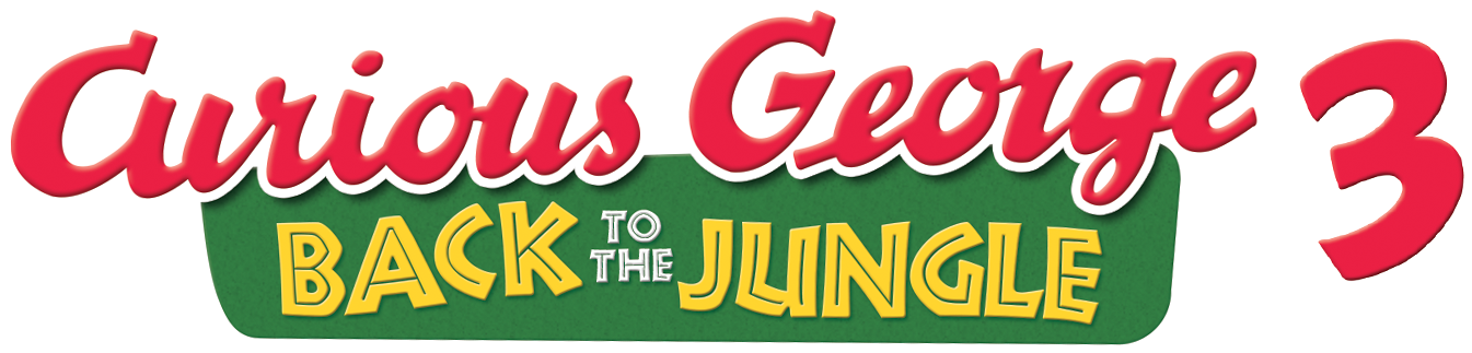 Back To The Jungle - Curious George 3 Back To The Jungle Logo (1400x378)