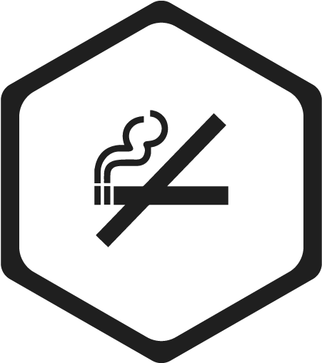Non Smoking & Clean - Honeybelle Logo (484x541)