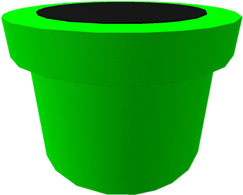 Super Mario Clipart Pipe - Flowerpot (420x420)
