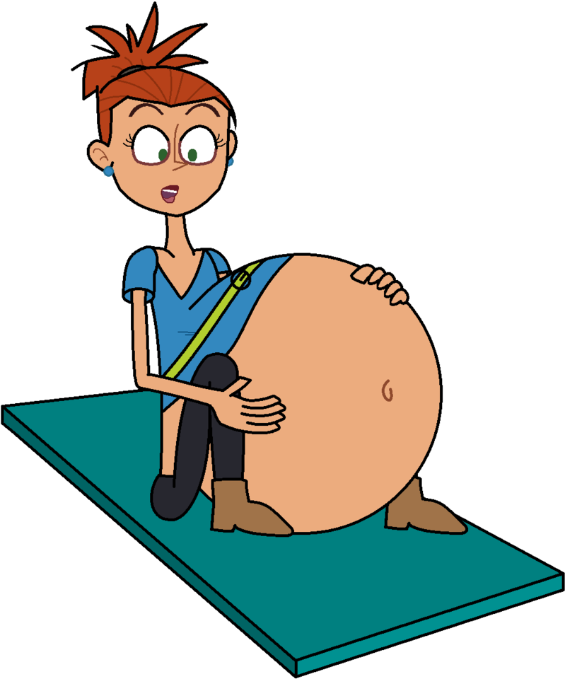 Amanda Situps Or Laboring By Angry-signs - Tummy Trouble (818x976)