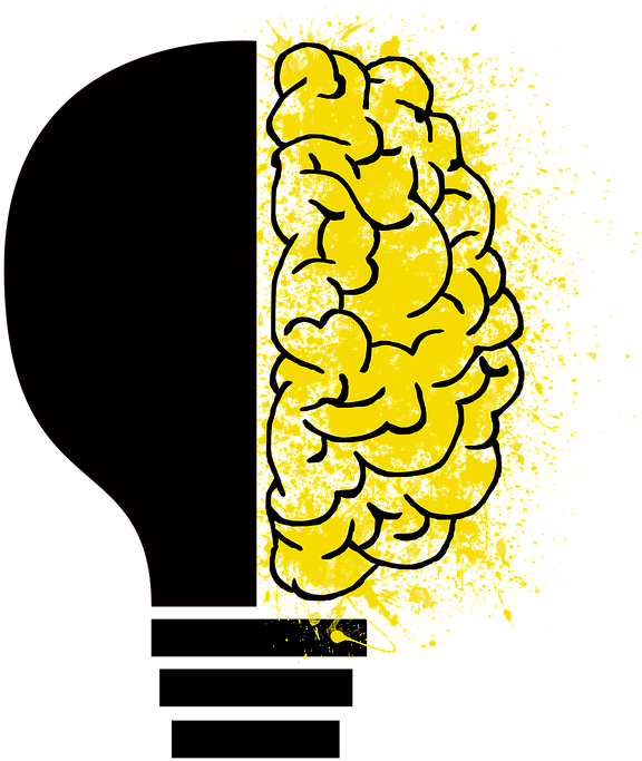 Brain Clipart Yellow - Mind Png (1234x1280)