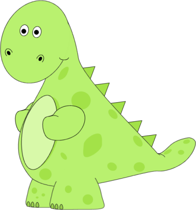 Dinosaur Clip Art For Kids - Dinosaur My Cute Graphics (400x429)