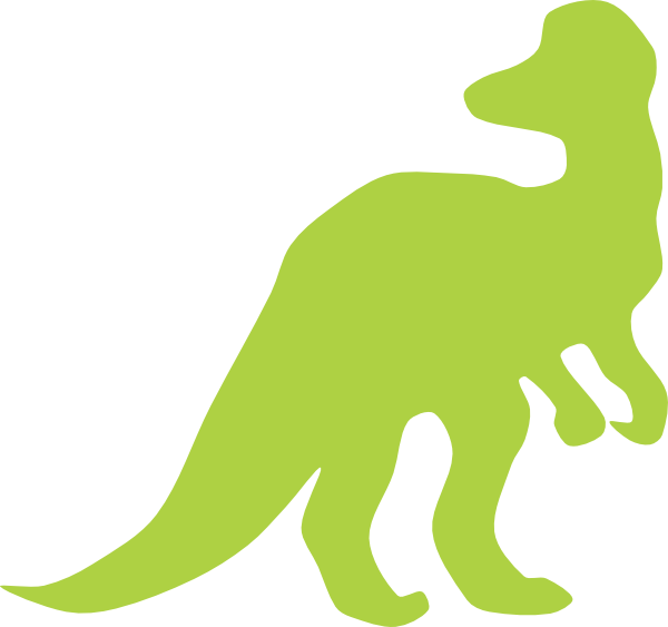 Bria - - Dinosaur Silhouette (600x563)