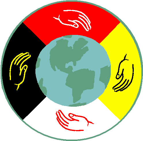 Lakota Medicine Wheel Symbols Clipart - Medicine Wheel Hands (529x529)
