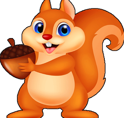 Cuentos Infantiles De Ardillas Martín La Ardilla Cuentos - Tortuga Y Ardilla Animada (400x381)